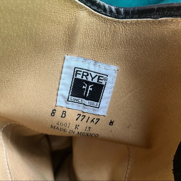 Frye tall leather boots 8b - Picture 6 of 9